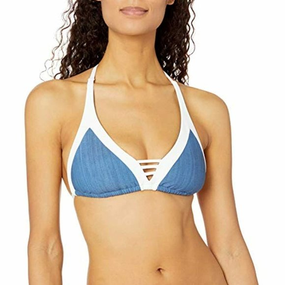 Seafolly Women's Block Party D Triangle Bikini - Picture 1 of 2